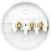 BG Electrical Contractor - Selective Entry Junction Box 3 Way, 30A, 89mm Dia, White