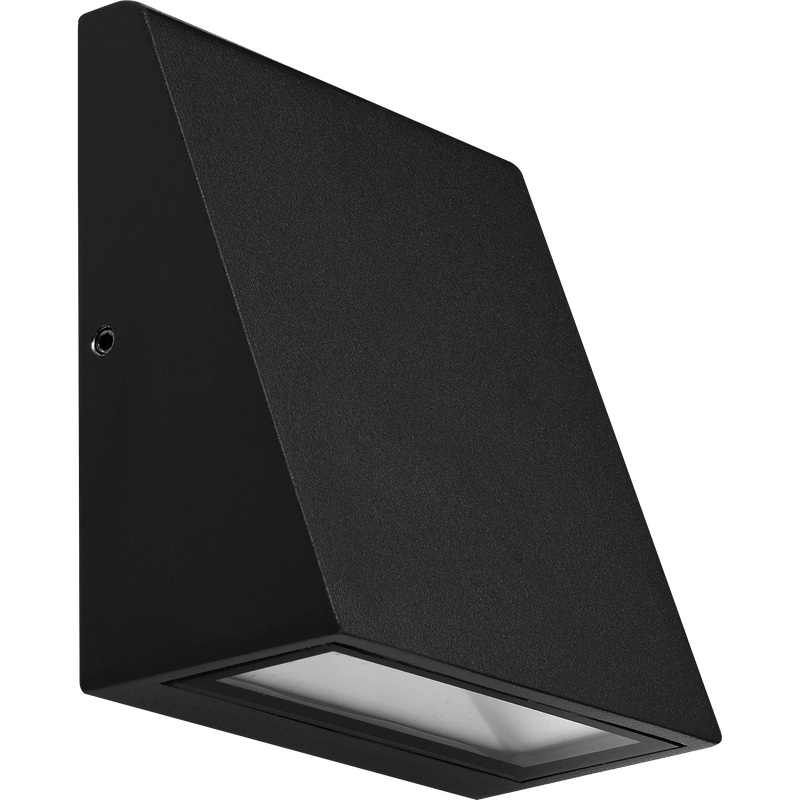 Luceco Slate Grey Wall Lights - Decorative wedge wall light 3W warm white colour temp