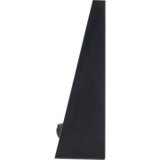 Luceco Slate Grey Wall Lights - Stealth Decorative Outdoor Solar Wall Wash Light with PIR Motion Sensor, LED Exterior Lighting, Slate Grey, IP54, 7W, 1000lm, 3000K