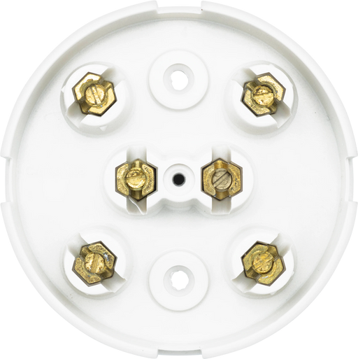 BG Electrical Contractor - Selective Entry Junction Box 6 Way, 20A, 89mm Dia, White