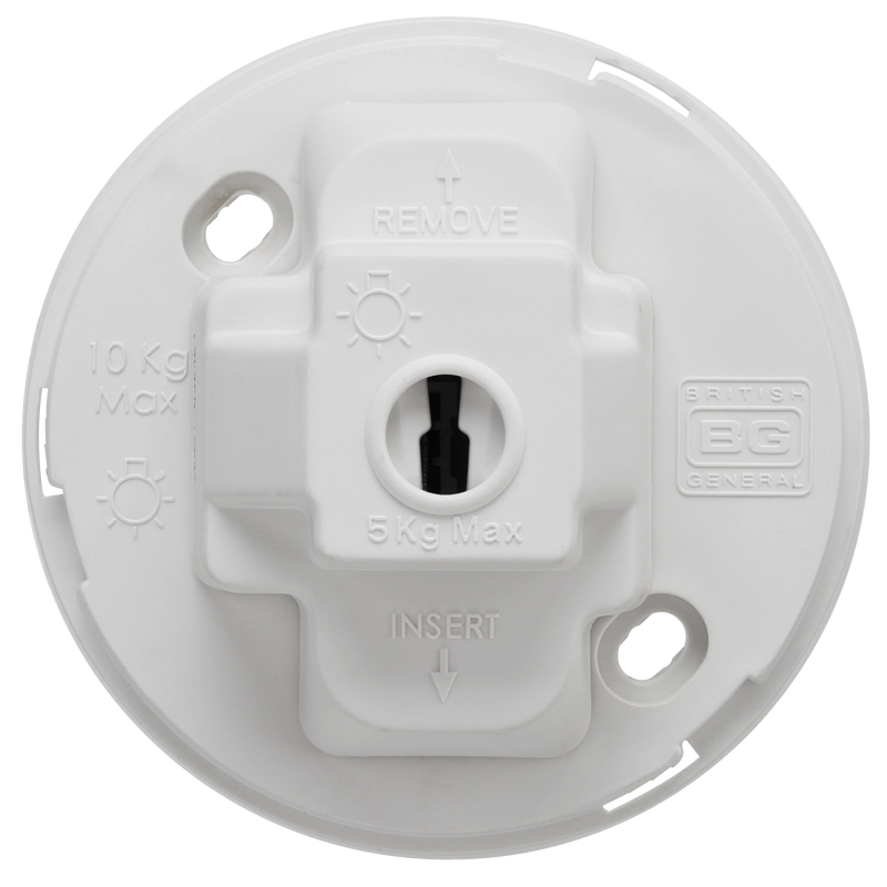 BG Electrical Ceiling Accessories - 4 pin plug and socket assembly