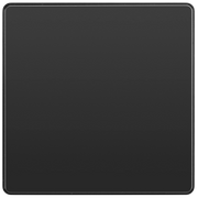 BG Electrical Evolve Black Chrome - Single, blank plate