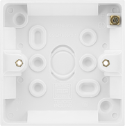 BG Electrical 900 Series - Single with earth terminal, 19mm