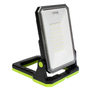 Luceco Folding Magnetic - USB-C rechargeable magnetic worklight with Power-bank for charging devices. Fully adjustable with and 3 lighting modes up to 1300 Lumens making ideal for professional and recreational applications.