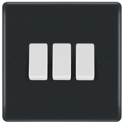 BG Electrical Part M - Triple, 2 way switch