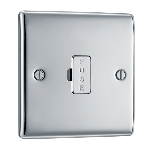 BG Electrical Nexus Metal Polished Chrome - Unswitched and fused