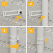 D-Line Fire Clip - Safe-D Conduit Saddle 25mm - White (Pack of 20)