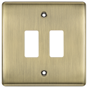 BG Electrical Grid - 2 module, square
