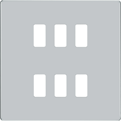 BG Electrical Grid - 6 module, square