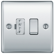 BG Electrical Nexus Metal Polished Chrome - Switched and fused