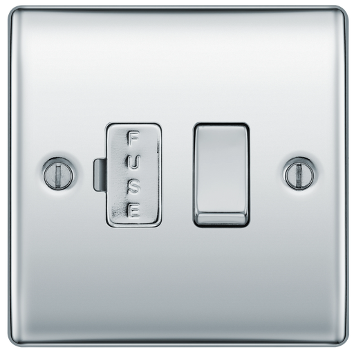 BG Electrical Nexus Metal Polished Chrome - Switched and fused