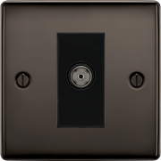 BG Electrical Nexus Metal Black Nickel - Single, isolated, co-axial