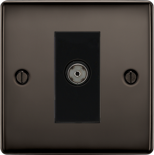 BG Electrical Nexus Metal Black Nickel - Single, isolated, co-axial