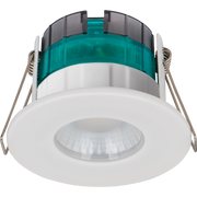 Luceco Ftype Essence Fire Rated Downlight 5W 550lm 4000K Dimmable IP65 White bezel - Flat - Pack of 1