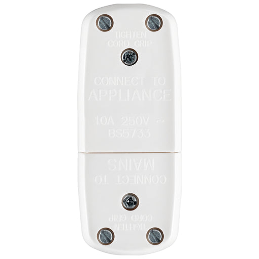 BG Electrical Contractor - Flex Connector, 10A, 3 Terminal, Male & Female