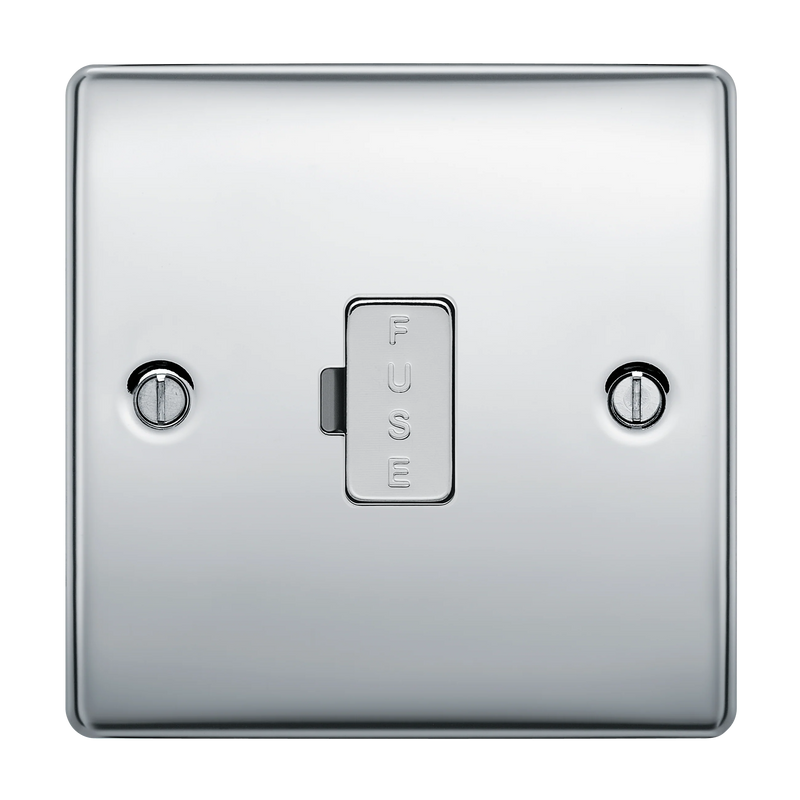 BG Electrical Nexus Metal Polished Chrome - Unswitched and fused
