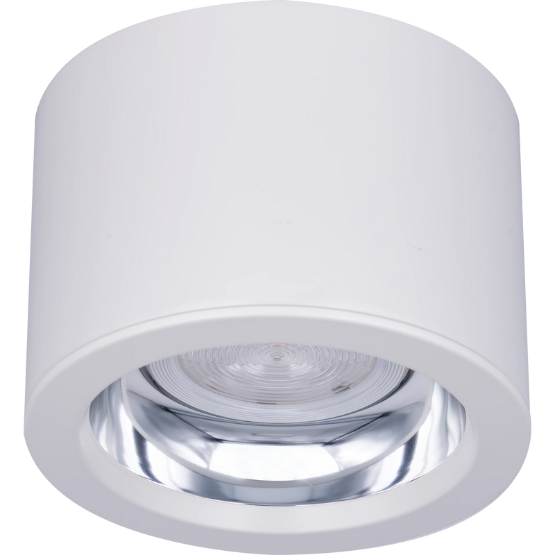 Luceco Platinum Mini Surface Downlight Gloss Reflector RAL 9016 162mm 2500lm 20W 4000K Digital Dimmable
