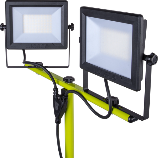 Luceco Tripod 20w - Eco worklight tripod twin 50W heads