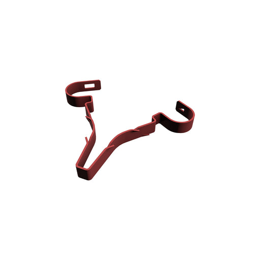 D-Line Fire Clip - Safe-D Stag-Clip for 2x 6-8mm φ cable. Twin, Red - Pack of 50