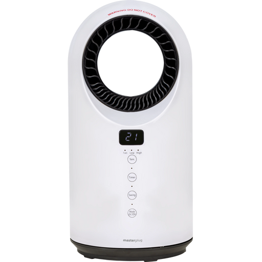 Masterplug Smart Energy - SmartEnergy Breeze. Bladeless Heater & Fan, 1500W, White