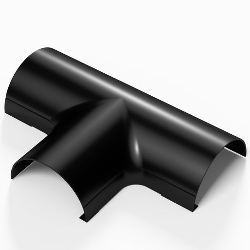 D-Line Trunking - 50x25mm Black Equal Tee