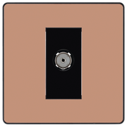 BG Electrical Evolve Polished Copper - Single, co-axial