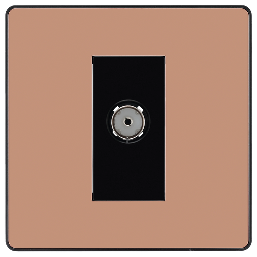 BG Electrical Evolve Polished Copper - Single, co-axial