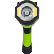 Luceco Spotlight - High Power Durable LED Spot Light, USB-C Rechargeable, 9 Lighting Modes, Inspection Light, Compact and with Stand 6W, 600lm