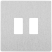 BG Electrical Grid - 2 module, square