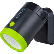 Luceco Magnetic Torch - LED Mini Spotlight with Magnet and Clamp, USB-C Rechargeable, 3 Lighting Modes, Inspection Light, Hands-Free Operation, IP44, 5W, 500lm, 6500K