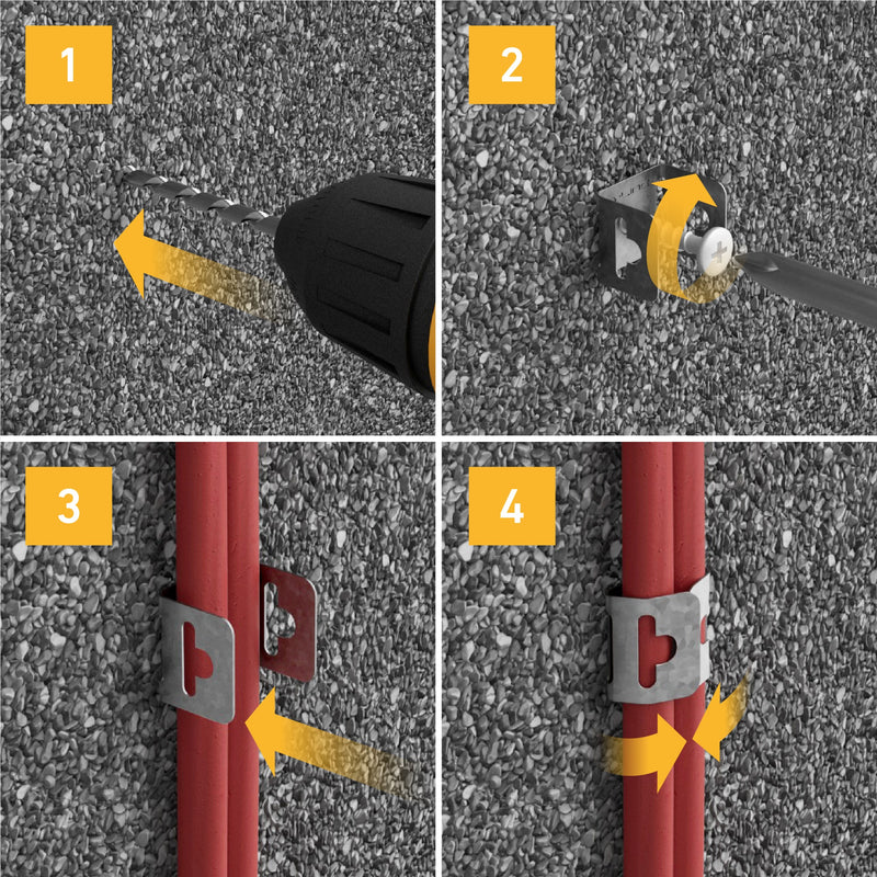 D-Line Fire Clip - Safe-D F-Clip 30 (Pack of 100)