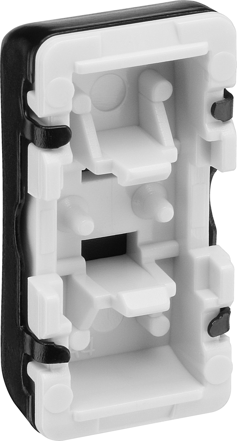 BG Electrical Evolve Matt Black - Single, telephone socket, secondary
