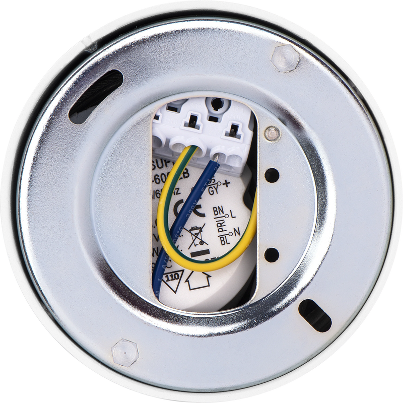 Luceco Circular Spotlight - Circular pendant surface mounted white 2000lm 25w 4000k