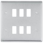 BG Electrical Grid - 6 module, square
