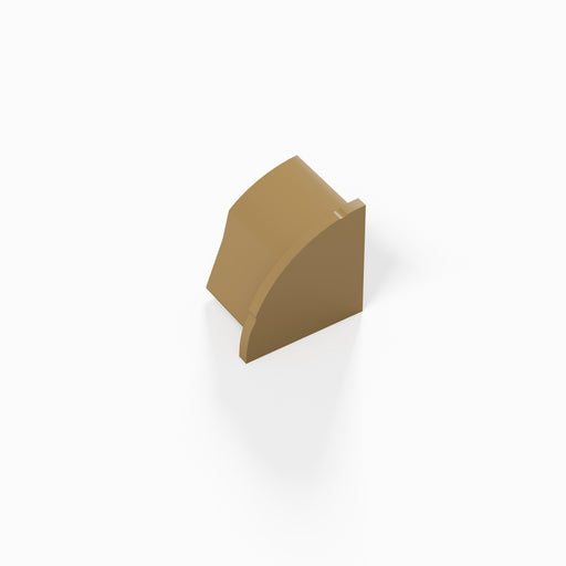 D-Line Trunking - 22x22mm Stainable Smooth-Fit End Cap (Right)