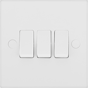 BG Electrical 900 Series - Triple, 2 way switch