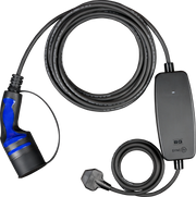 Sync Energy EV Cables - EV Charging Cable, Mode 2, 3 Pin UK Plug to EV Type 2 - 5 Metres