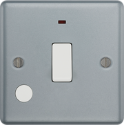 BG Electrical Metal Clad - 20A, double pole, with indicator