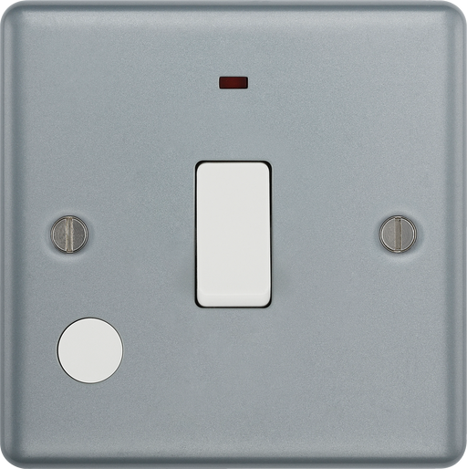 BG Electrical Metal Clad - 20A, double pole, with indicator