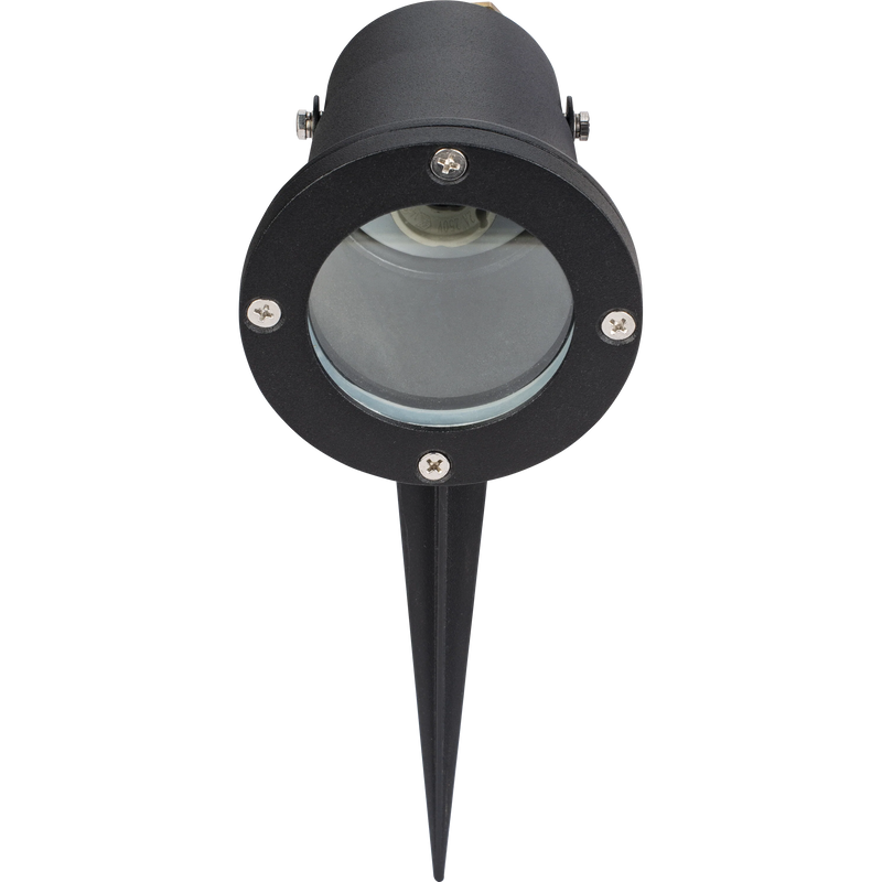 Luceco GU10 Spike - Exterior decorative GU10 lawn spike finished in slate grey