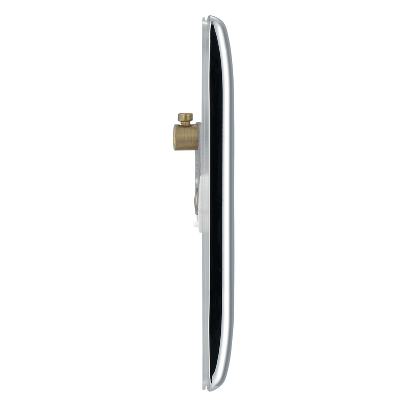 BG Electrical Nexus Metal Polished Chrome - Single, blank plate