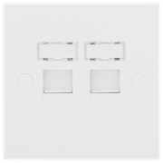 BG Electrical 900 Series - Double, RJ45 data socket (screw)