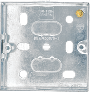 BG Electrical Contractor - Steel Knockout Box, Single, 16mm