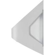 Luceco Prysm Wall Light - Prysm Decorative Outdoor Solar Wall Light with PIR Motion Sensor and USB Charging Port, LED Exterior Lighting, White, IP54, 3W, 300lm, 4000K