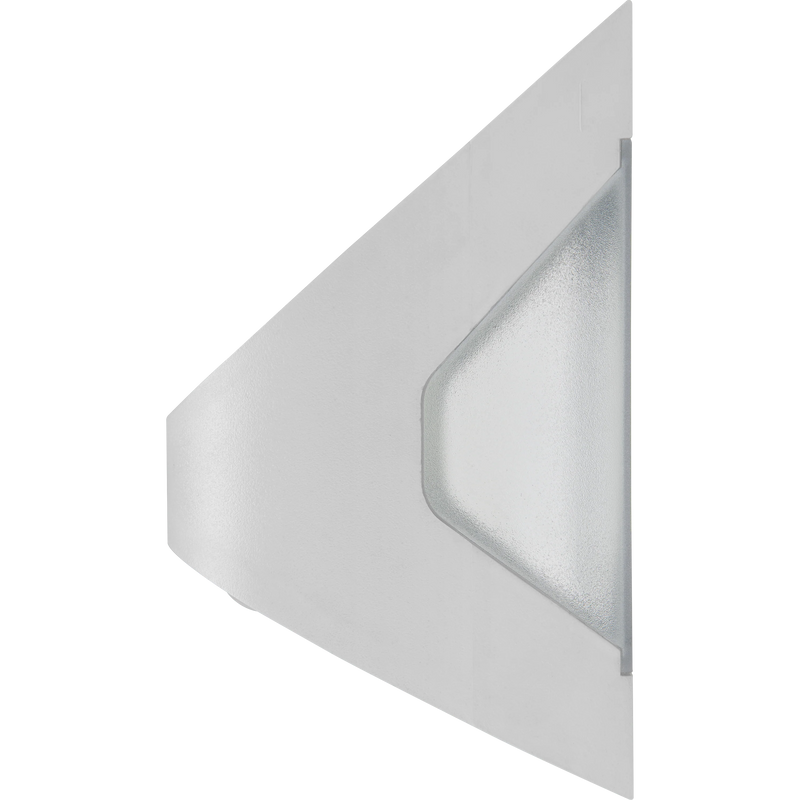 Luceco Prysm Wall Light - Prysm Decorative Outdoor Solar Wall Light with PIR Motion Sensor and USB Charging Port, LED Exterior Lighting, White, IP54, 3W, 300lm, 4000K