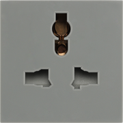 BG Electrical Euro Module - Universal unswitched socket