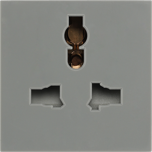 BG Electrical Euro Module - Universal unswitched socket