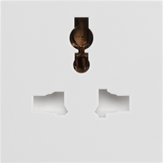 BG Electrical Euro Module - Universal unswitched socket