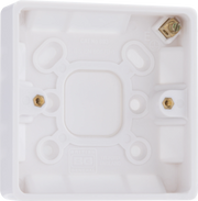 BG Electrical 800 Series - Single with earth terminal, 19mm
