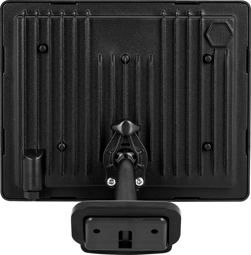 Luceco Essence Floodlight with ball joint 50W black 4000k colour temp with PIR - Pack of 1